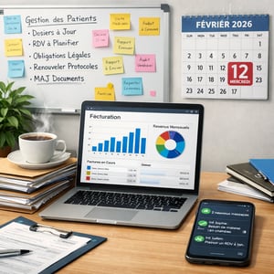 Que fait un secrétariat infirmier pour les infirmiers à domicile ?