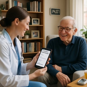 La prime télématique pour les infirmiers indépendants à domicile